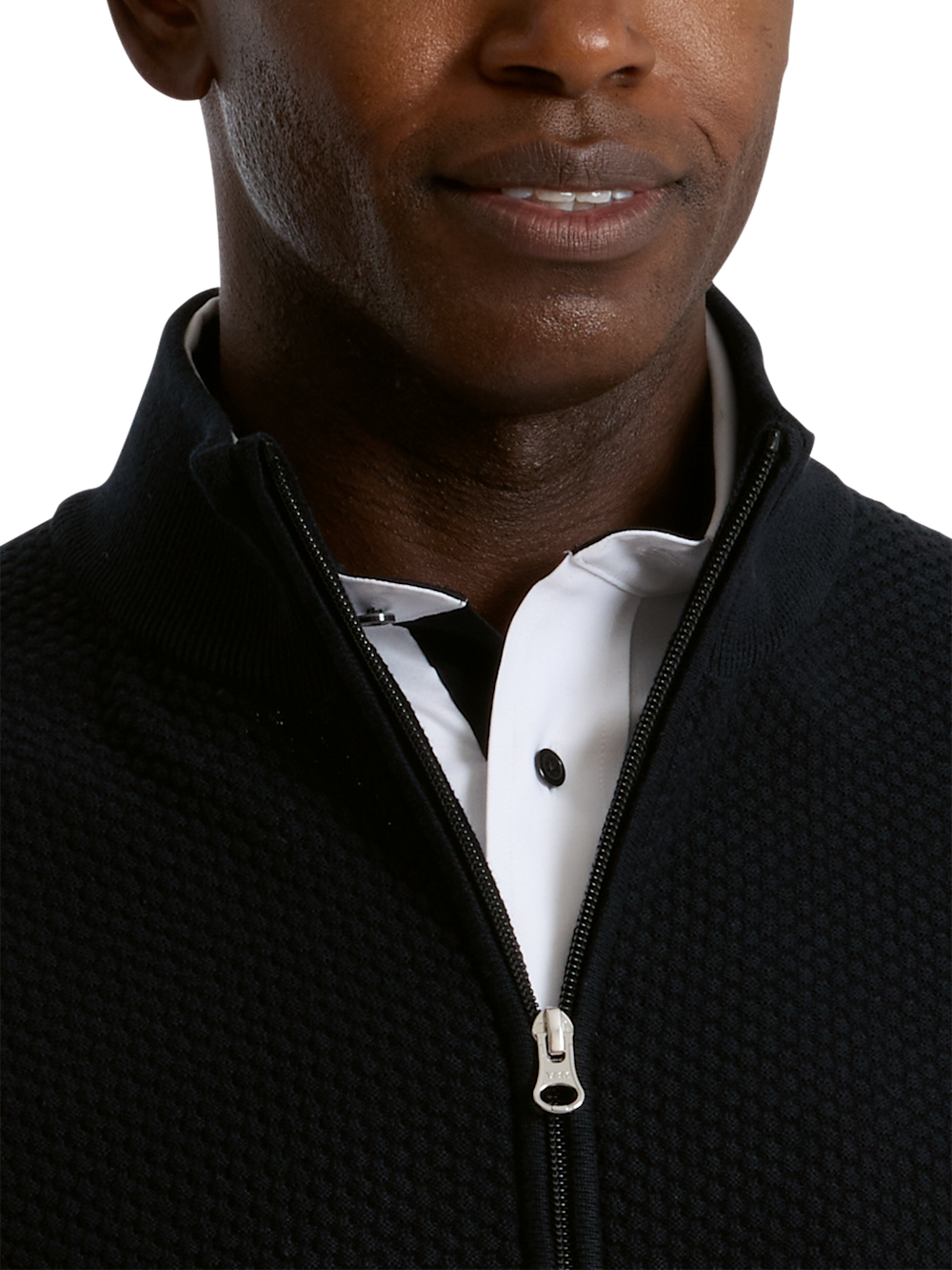 Alternate Shot of Men's black  Knitwear  - 2