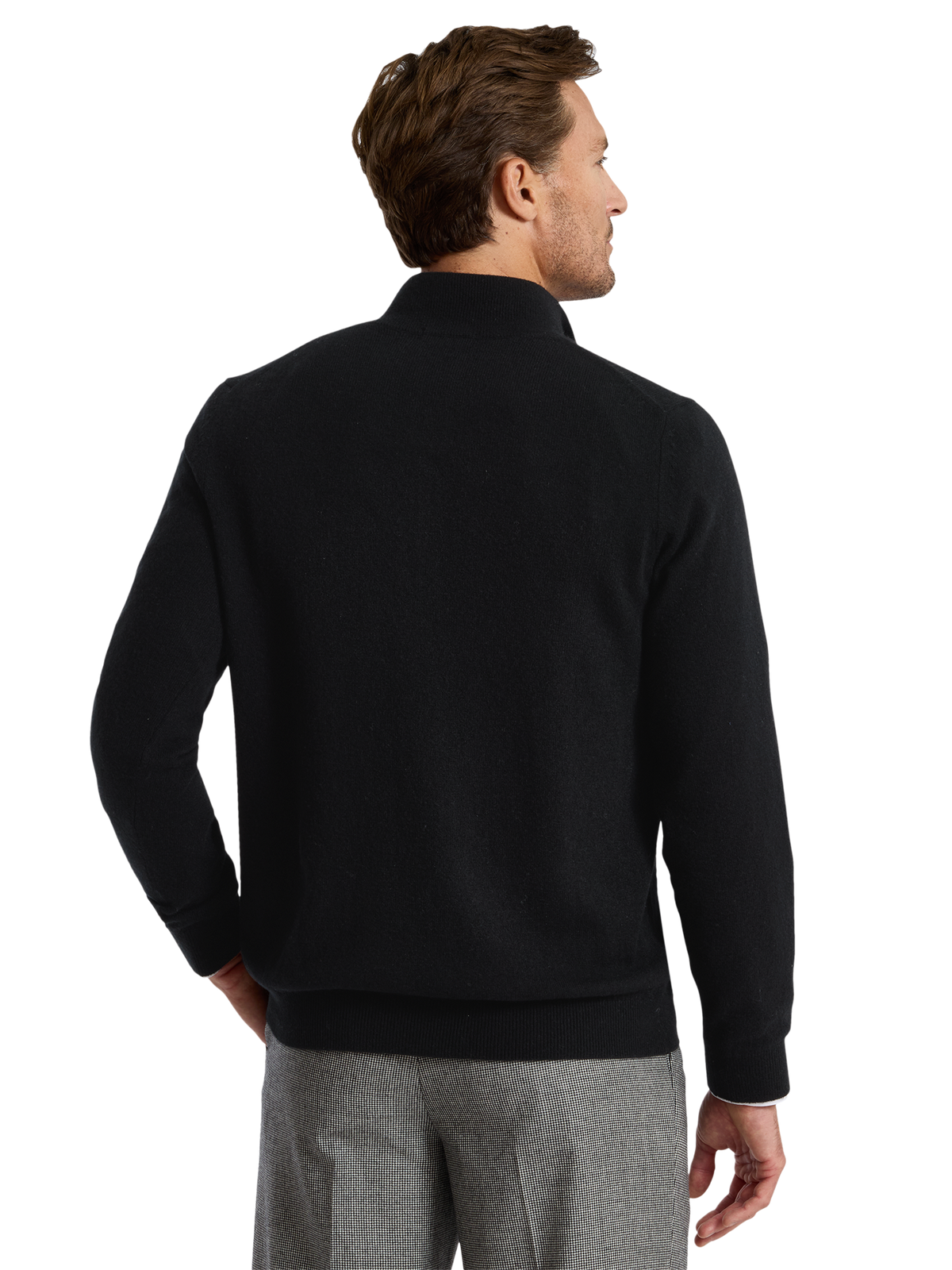 Alternate Shot of Men's black  Knitwear  - 3
