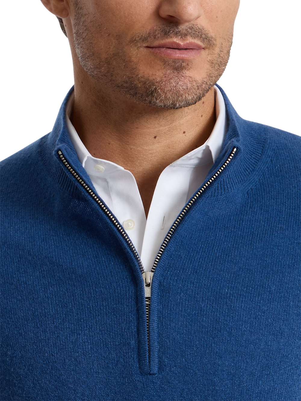 Alternate Shot of Men's navy  Knitwear  - 2