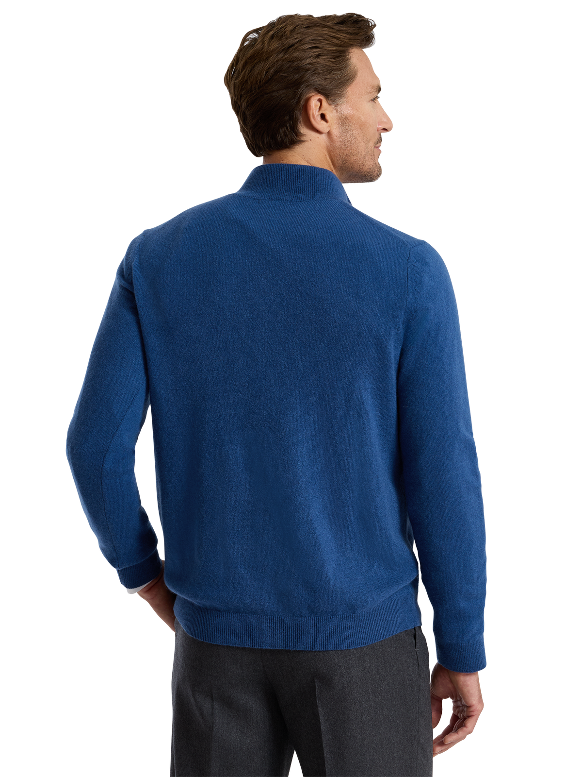 Alternate Shot of Men's navy  Knitwear  - 3