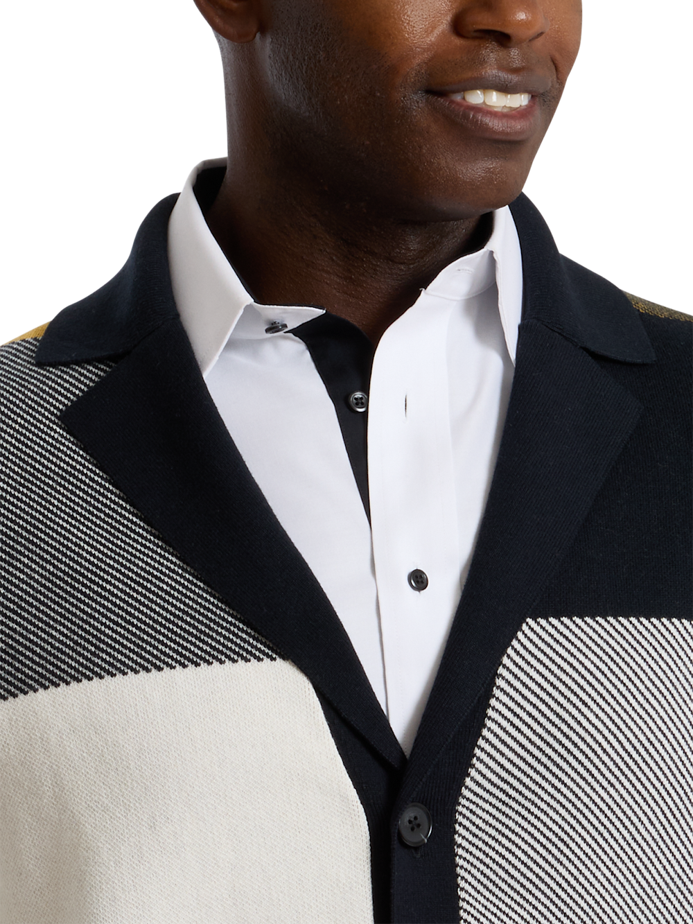 Alternate Shot of Men's black  Knitwear  - 2