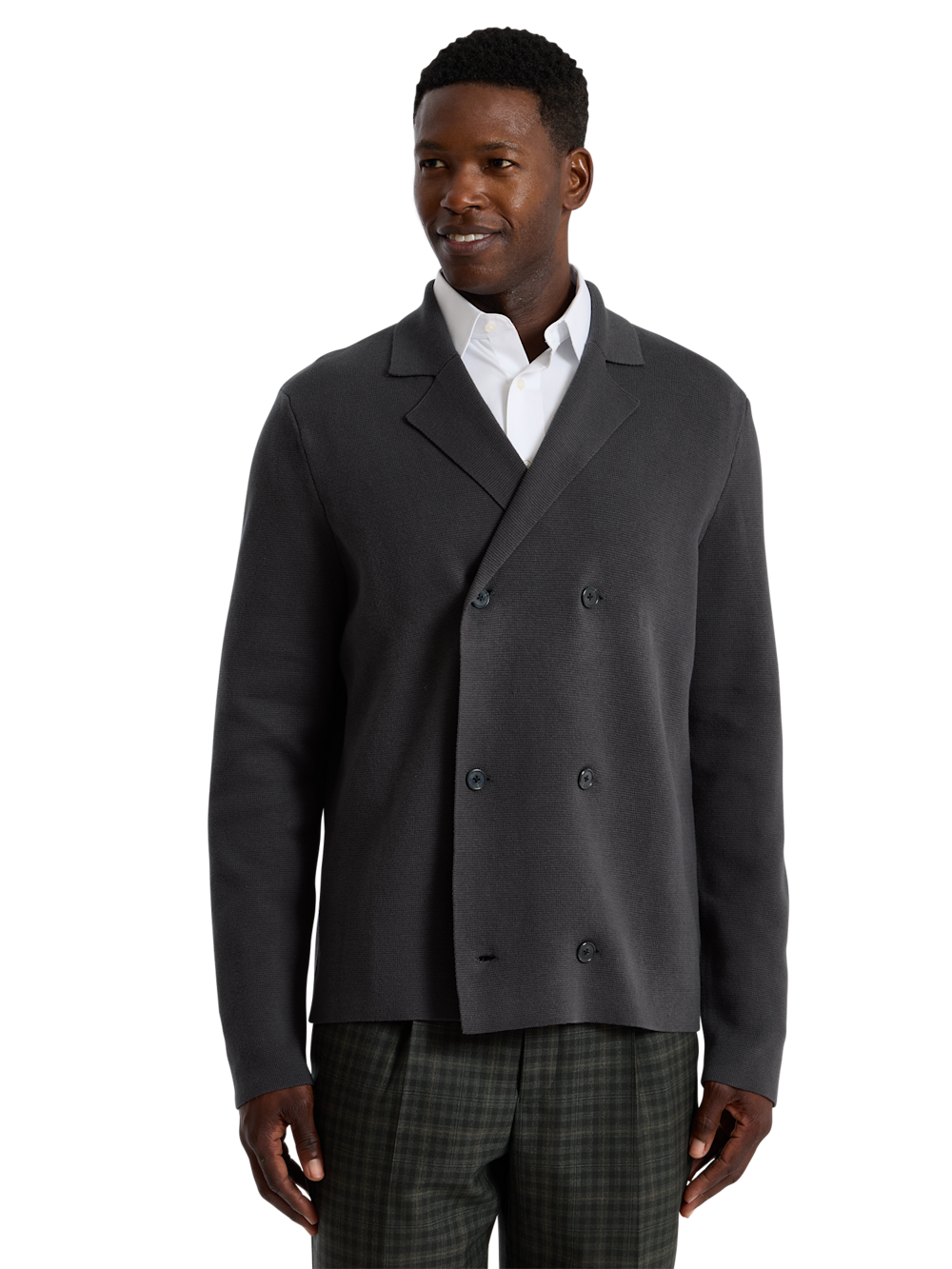 Alternate Shot of Men's grey  Knitwear 