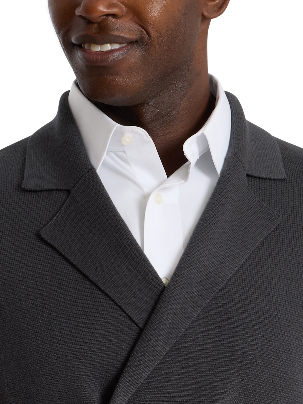 Alternate Shot of Men's grey  Knitwear  - 2
