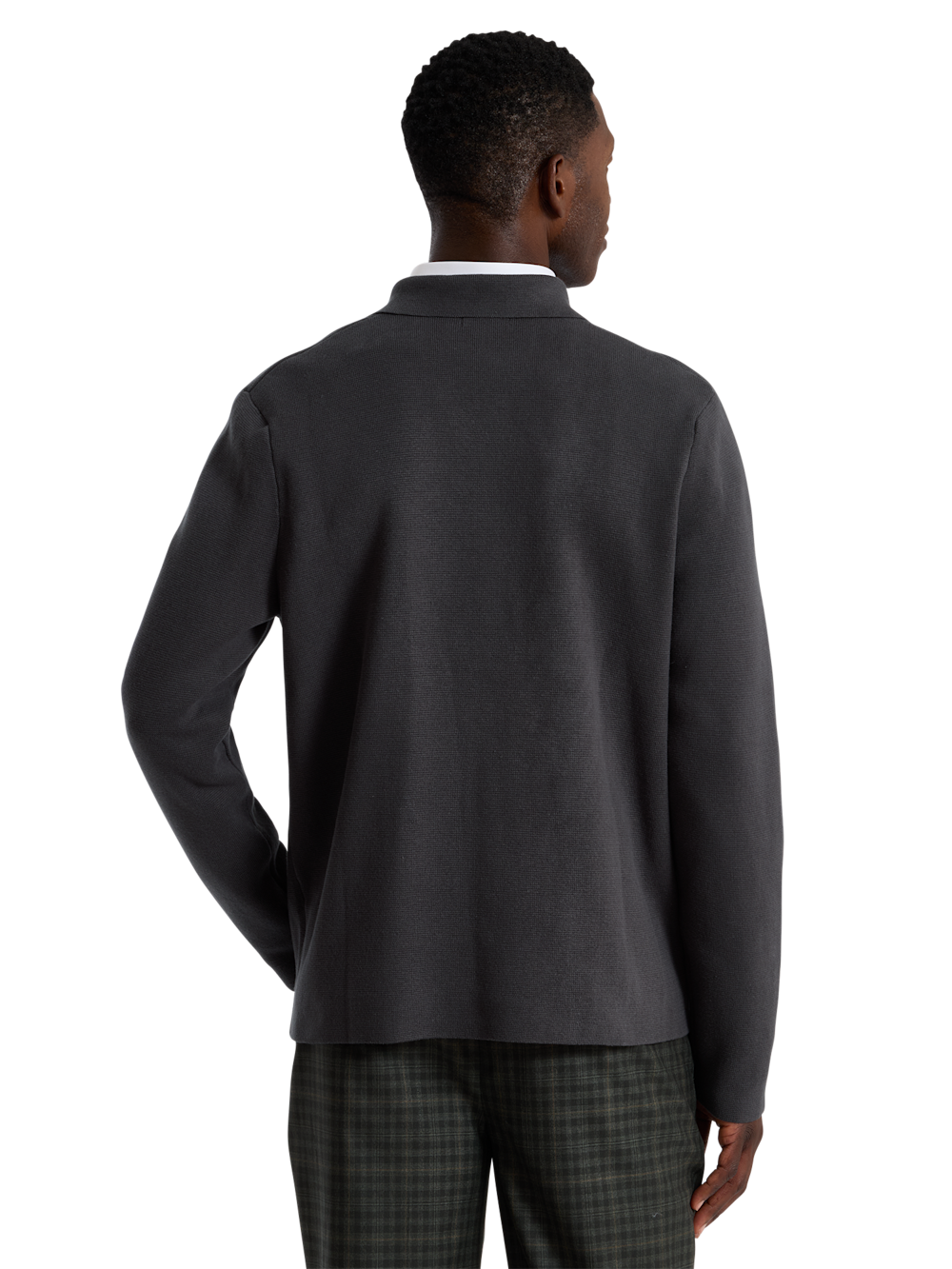 Alternate Shot of Men's grey  Knitwear  - 3