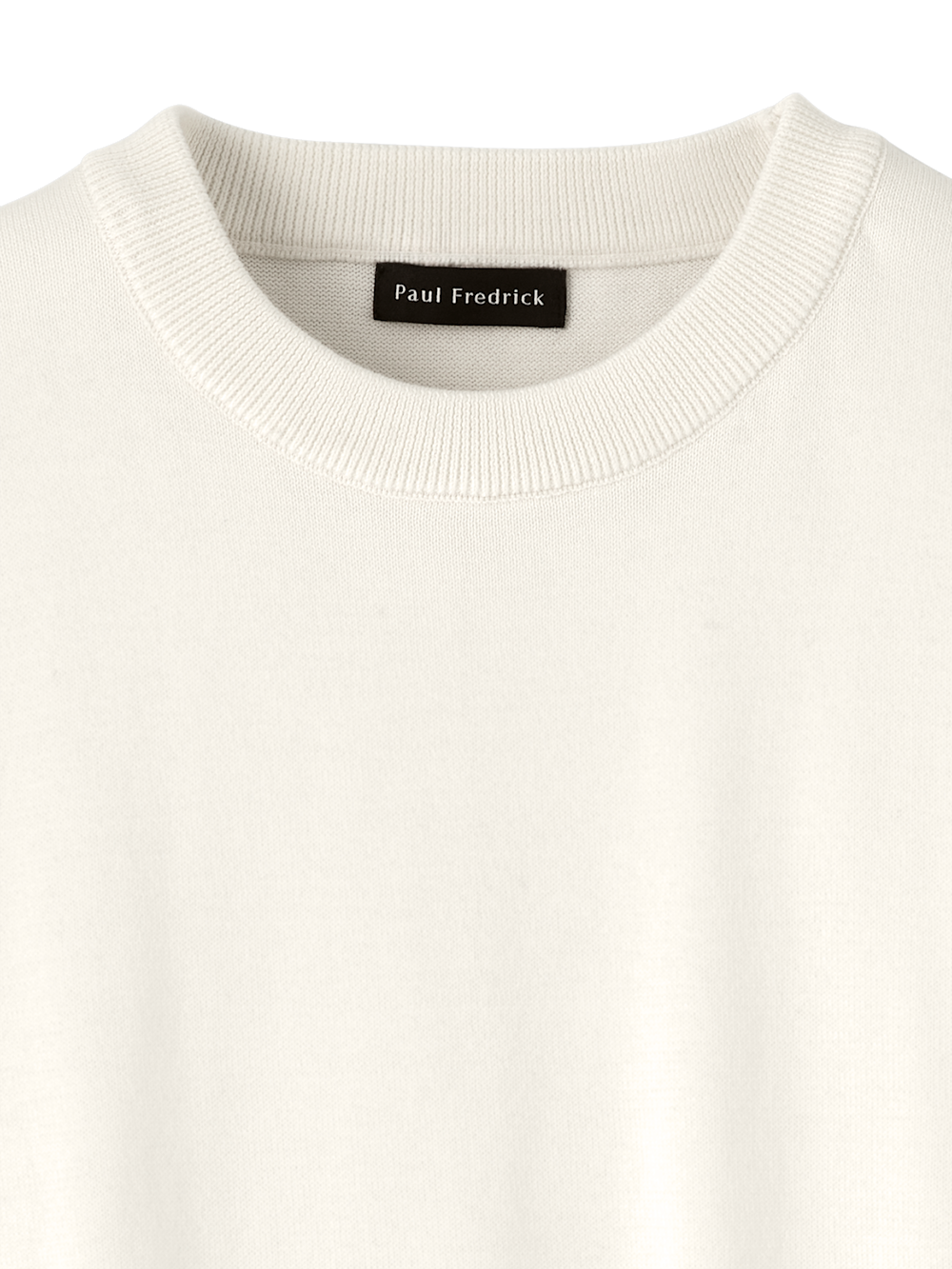 Alternate Shot of Men's Off White Solid Knitwear  - 5