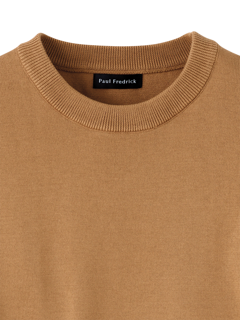 Alternate Shot of Men's Light Brown Solid Knitwear  - 5