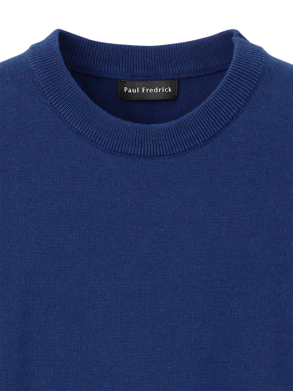 Alternate Shot of Men's Navy Solid Knitwear  - 5