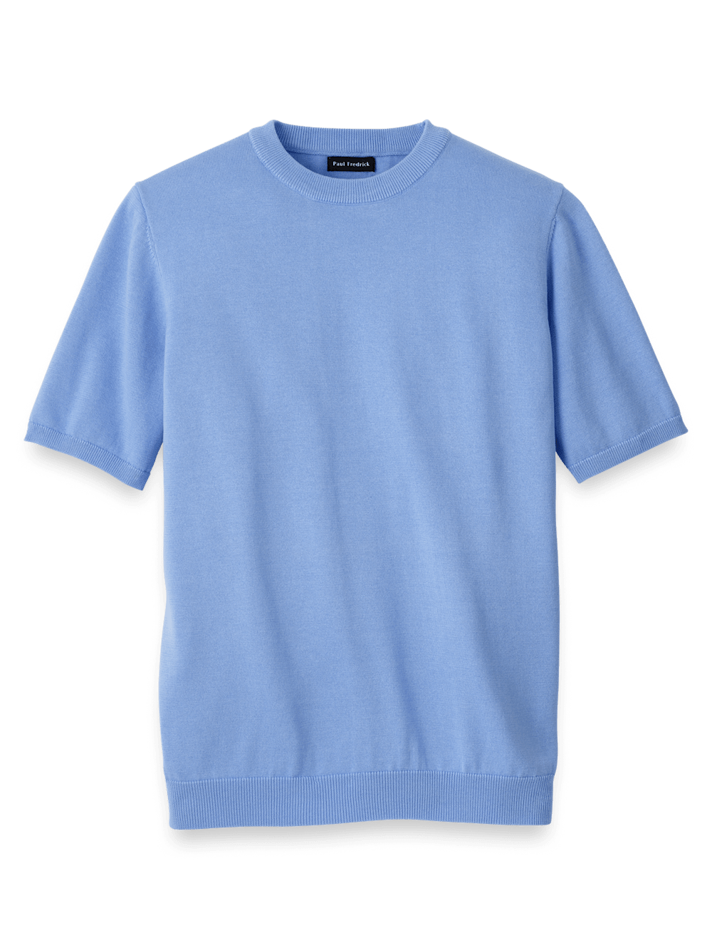 Product Image of Supima Cotton Crew Neck Sweater-Blue