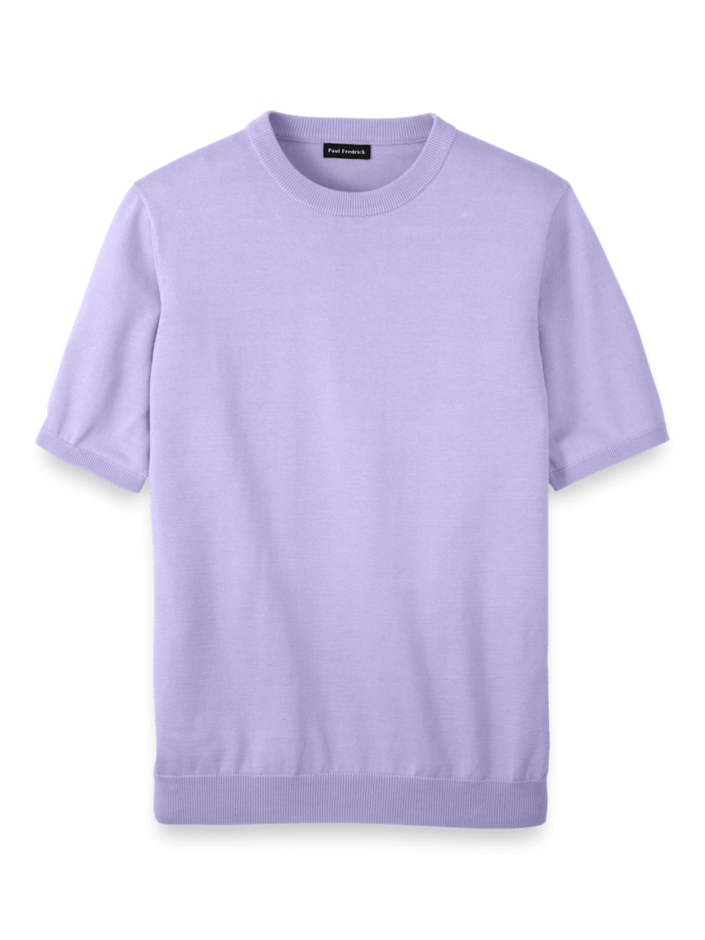 Product Image of Supima Cotton Crew Neck Sweater-Lavender