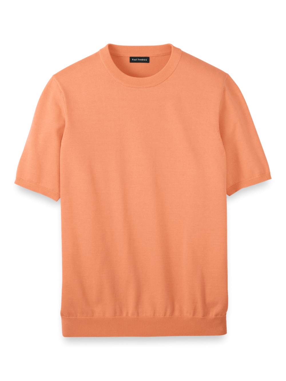 Product Image of Supima Cotton Crew Neck Sweater-Coral