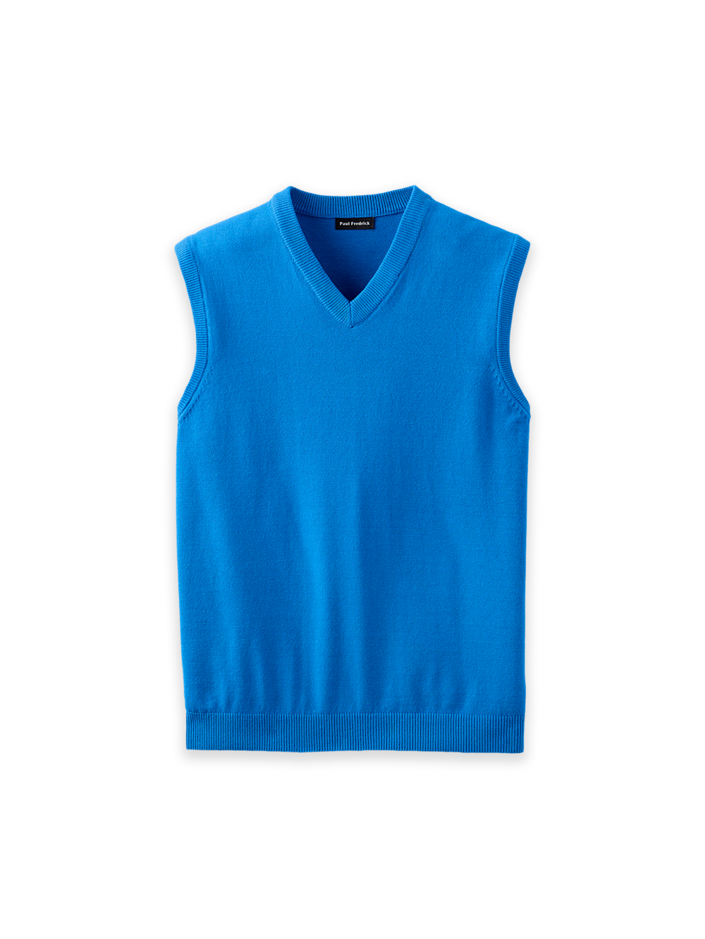 Men's Cobalt Solid Knitwear 