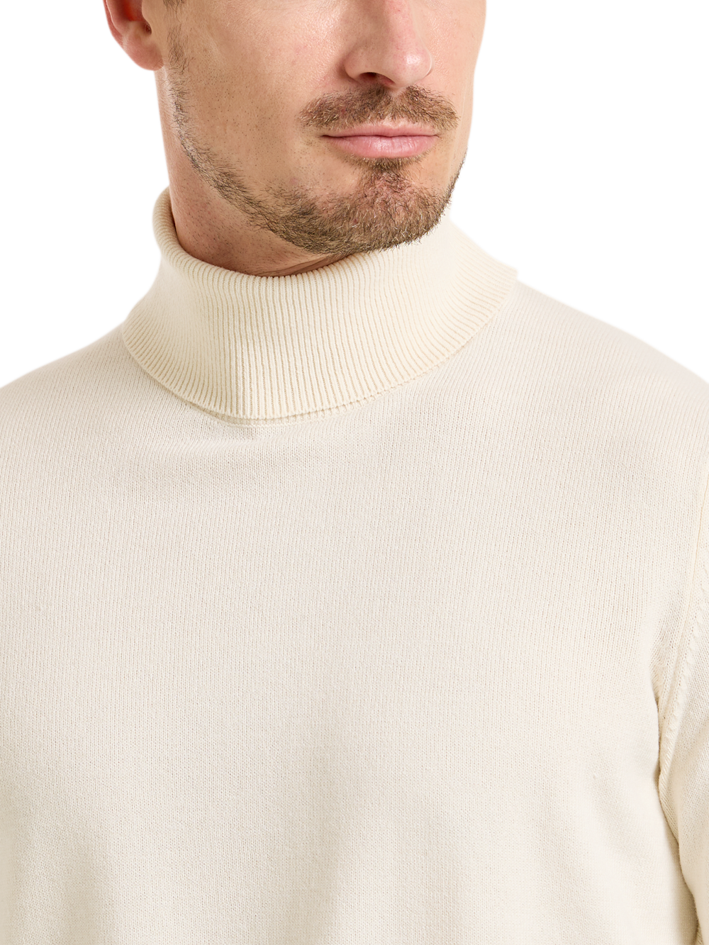 Alternate Image of Cotton Blend Turtleneck Sweater-2