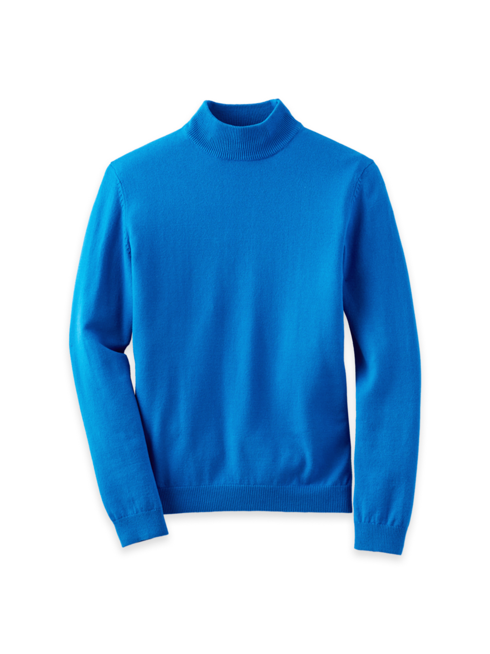 Men's Cobalt Solid Knitwear 