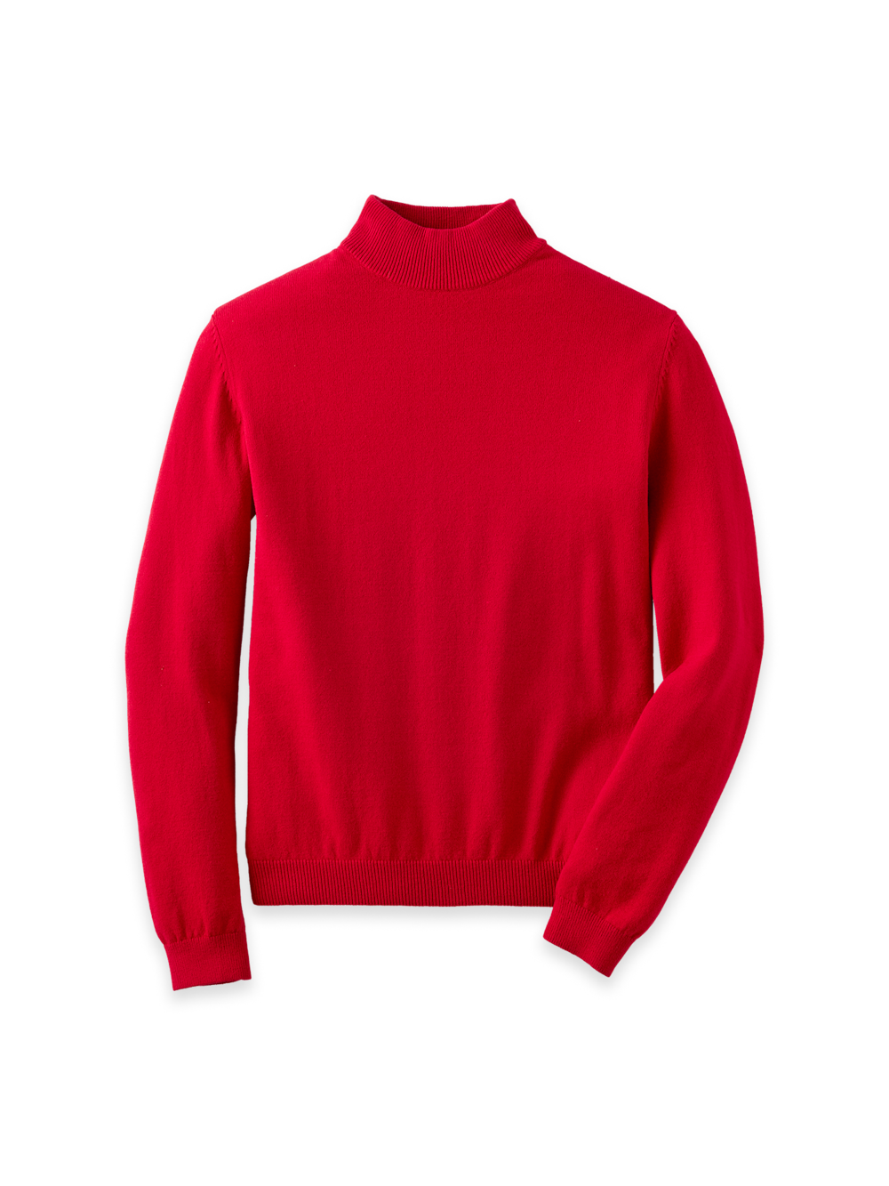 Men's Red Solid Knitwear 