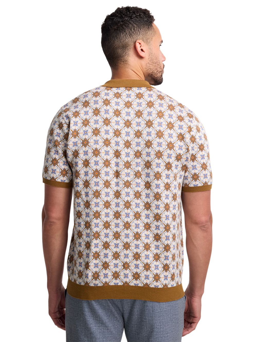 Alternate Image of Cotton Button Front Polo-4