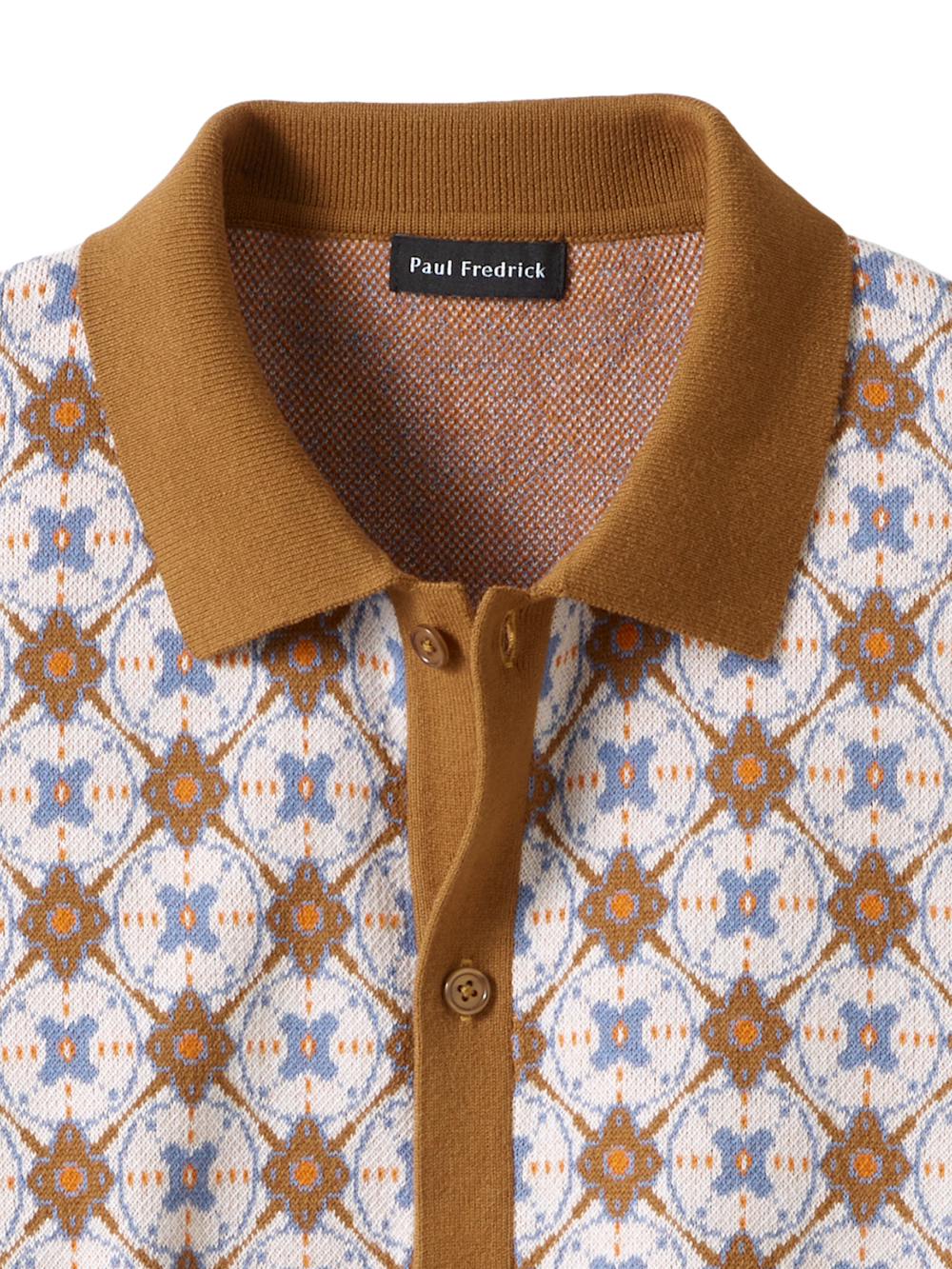 Alternate Image of Cotton Button Front Polo-5