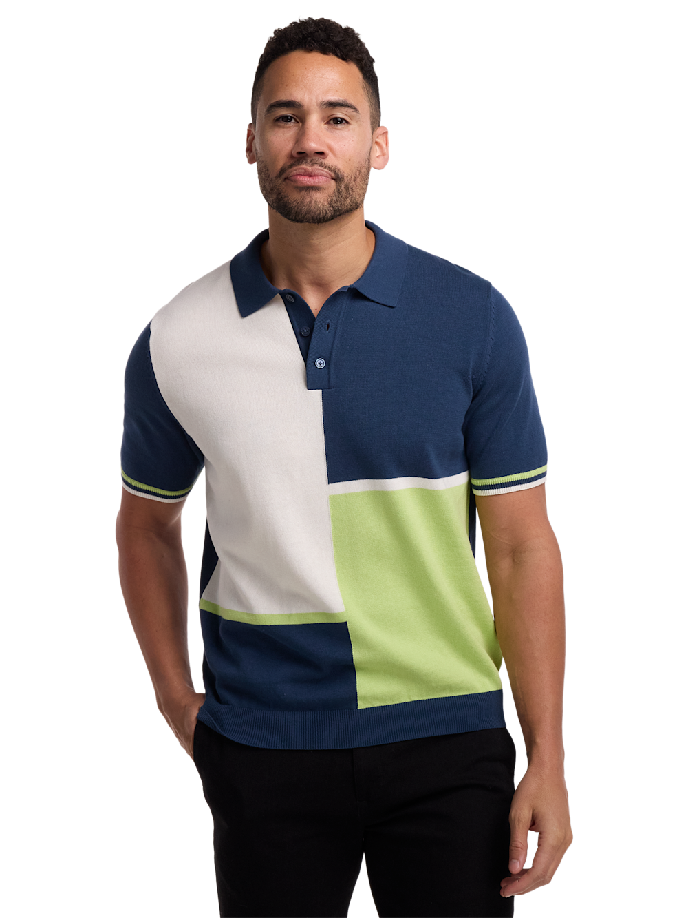 Alternate Image of Cotton Three Button Polo-1