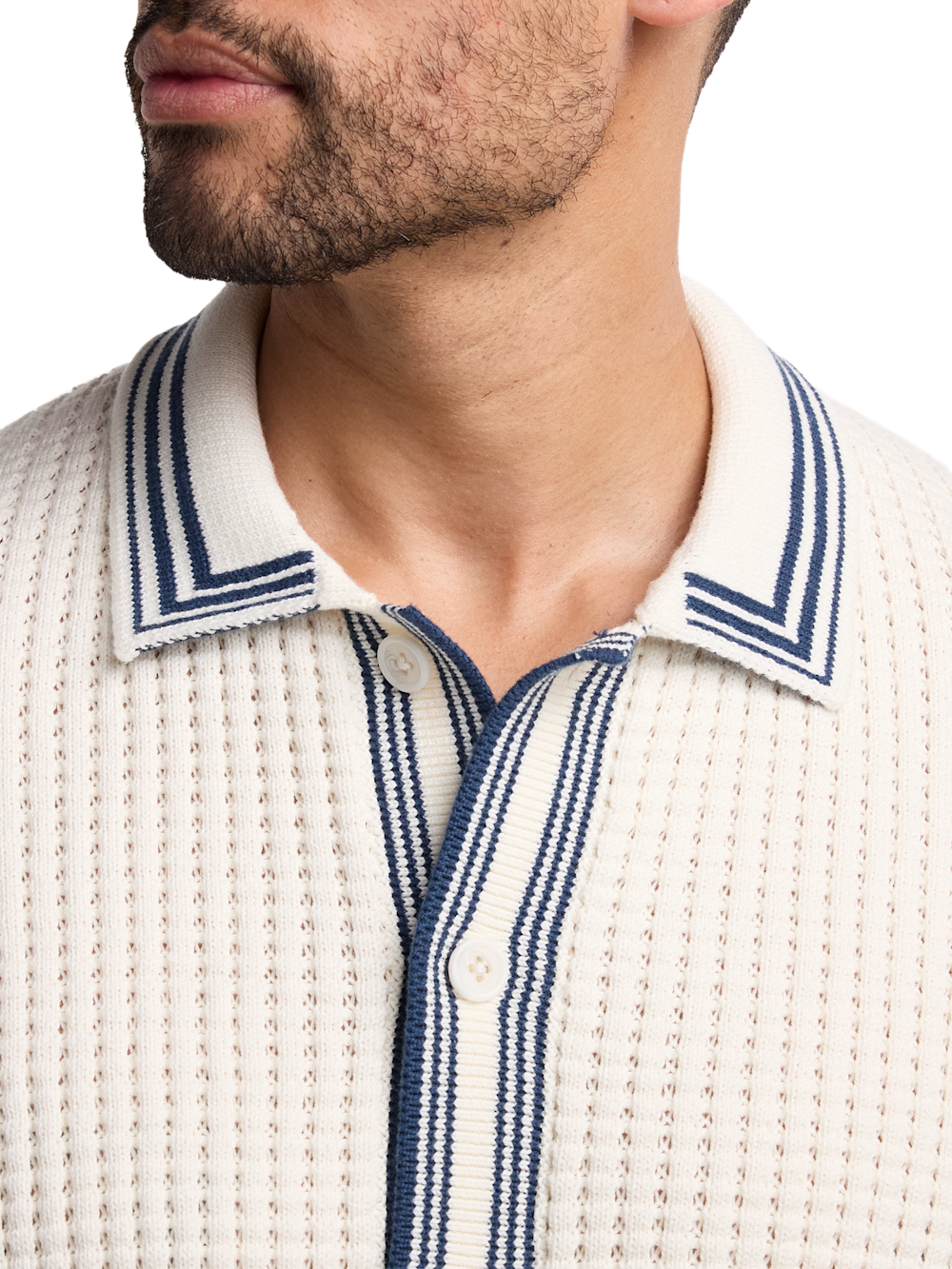 Alternate Image of Cotton Button Front Polo-2