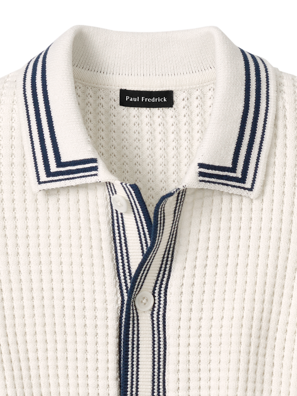Alternate Image of Cotton Button Front Polo-5