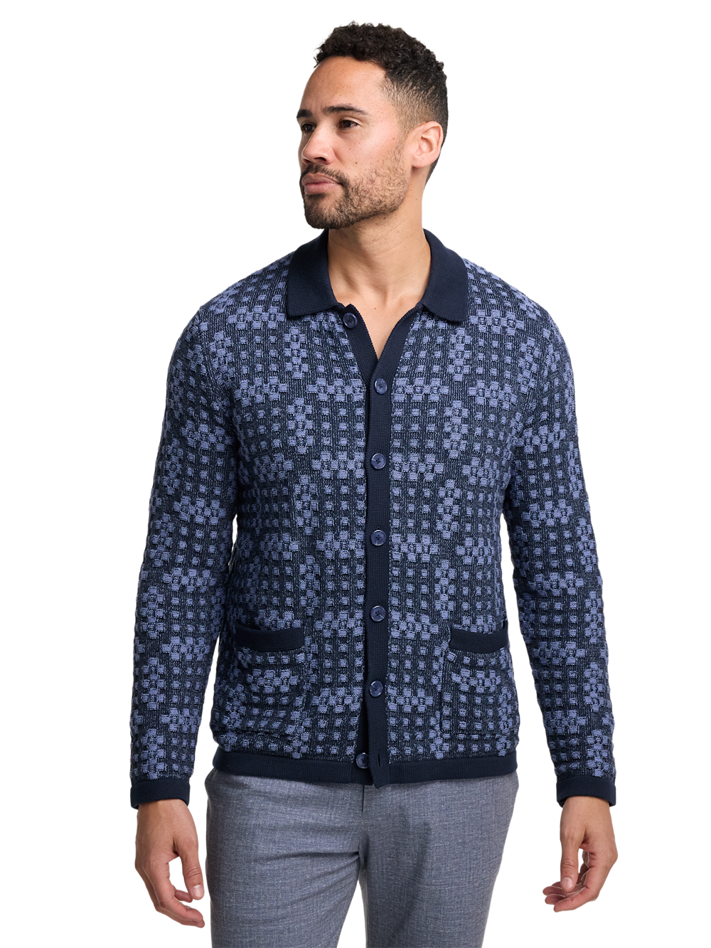 Alternate Image of Cotton Button Front Polo-1