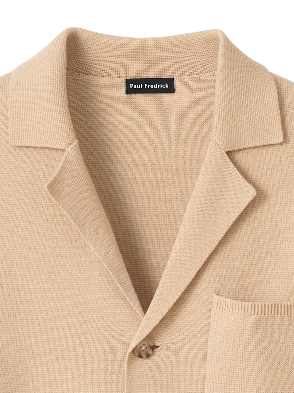 Alternate Image of Cotton Notch Lapel Cardigan Sweater-5