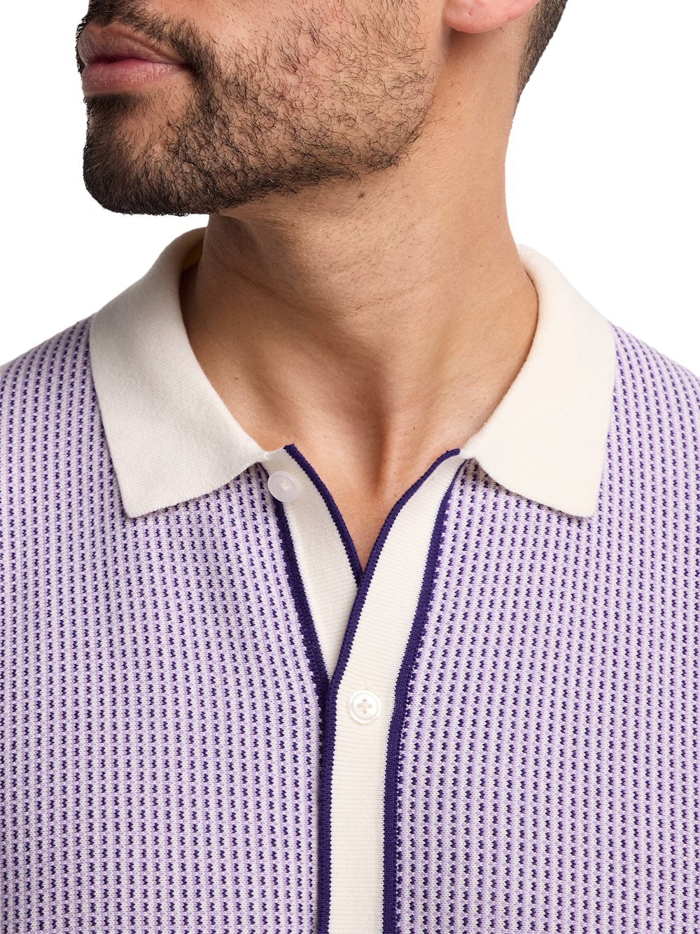 Alternate Image of Cotton Button Front Polo-2