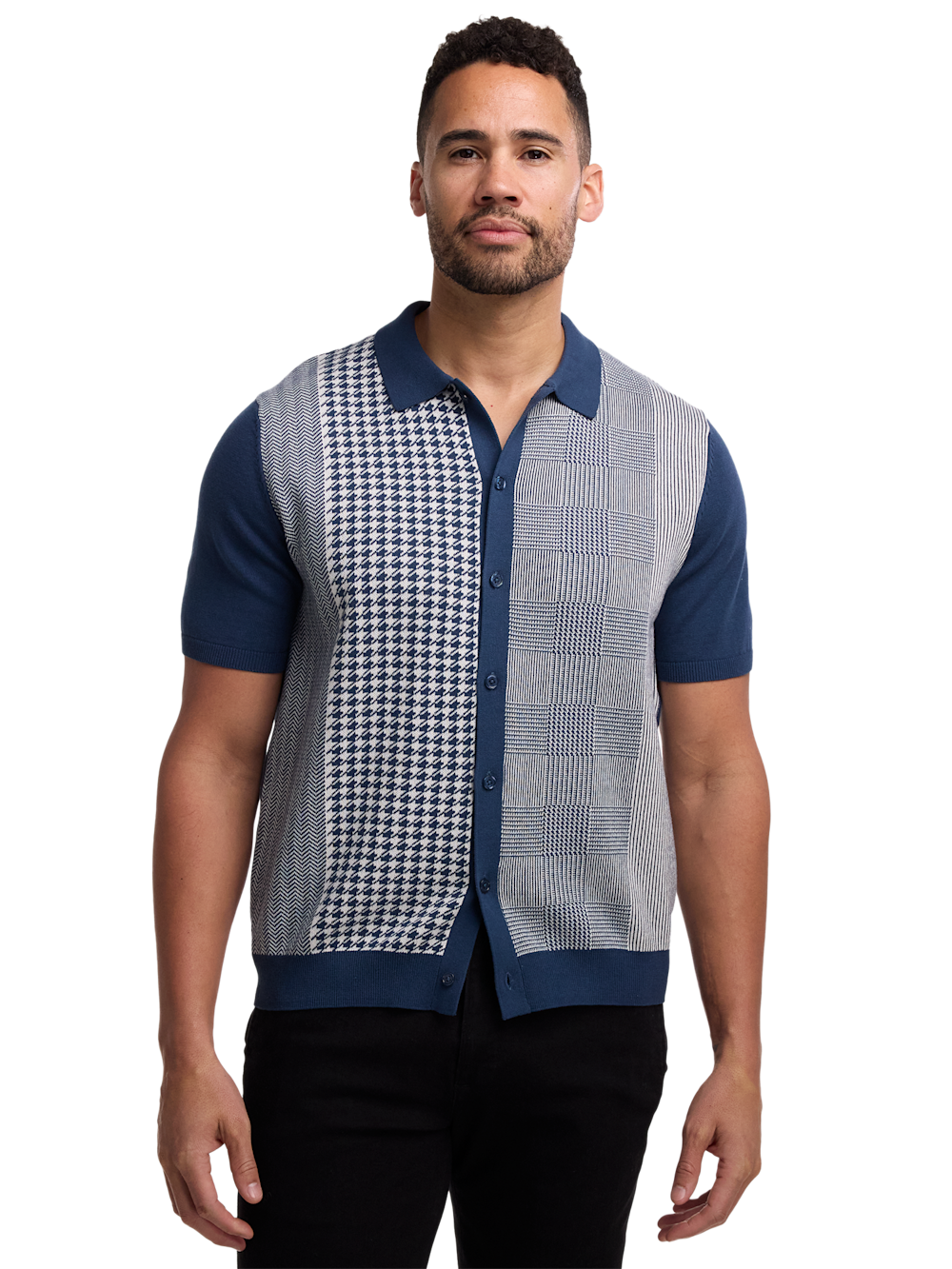 Alternate Image of Cotton Button Front Polo-1