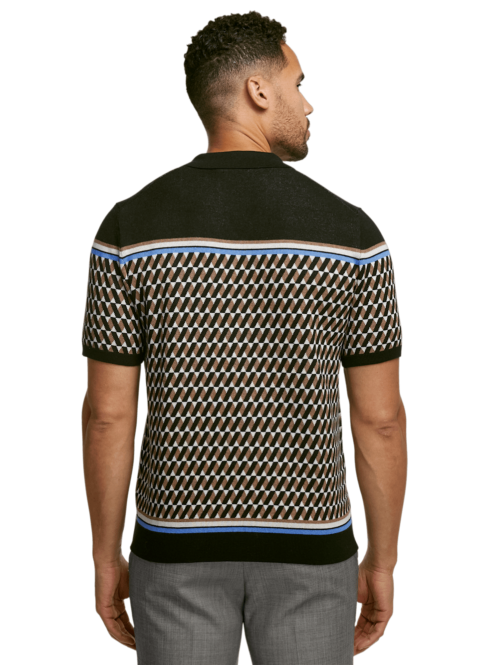 Alternate Image of Cotton Button Front Camp Collar Sweater-4