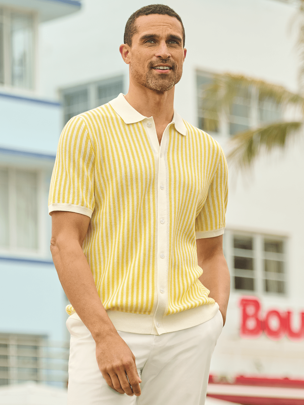 Alternate Image of Cotton Button Front Polo-6