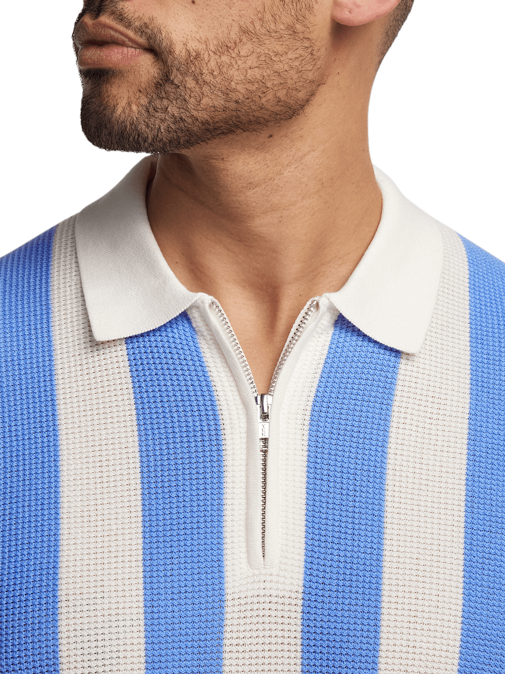 Alternate Image of Cotton Quarter Zip Polo-2