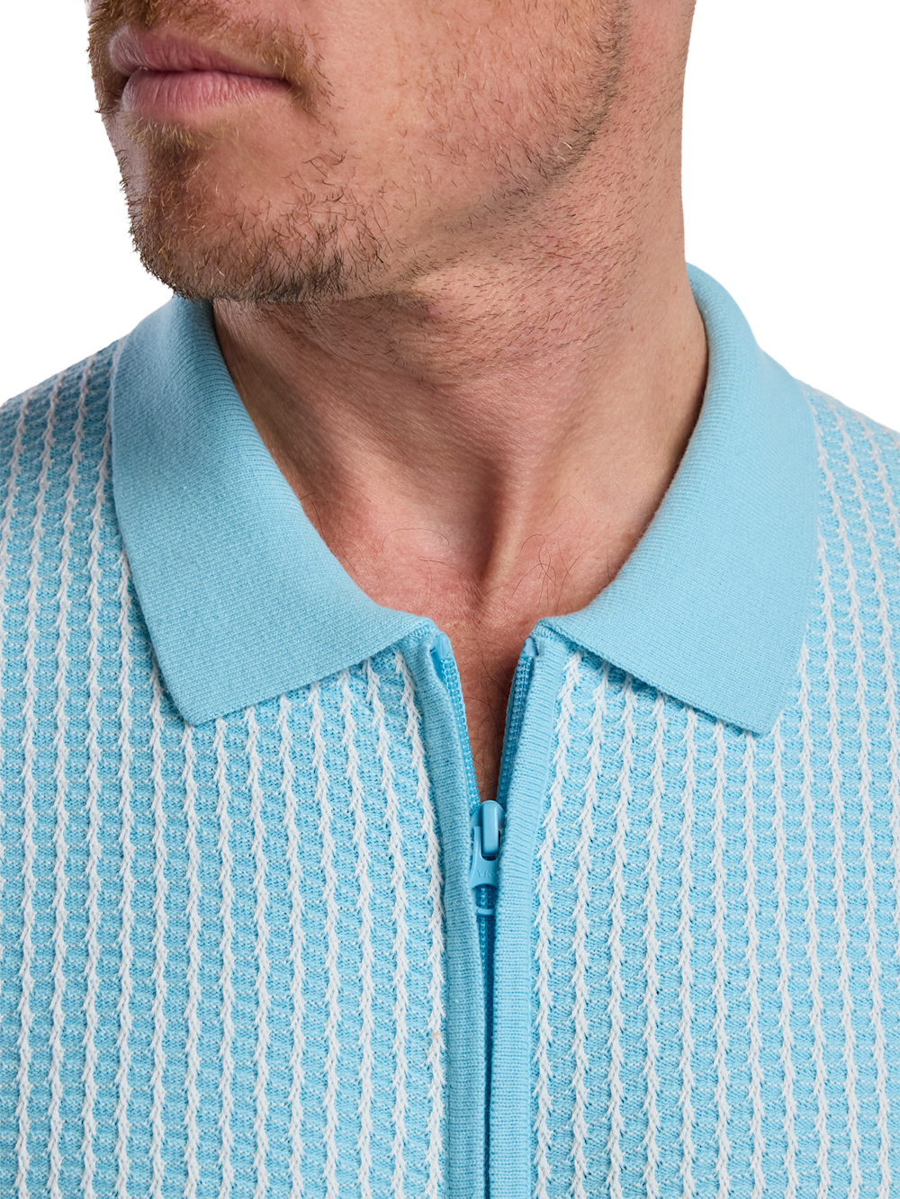 Alternate Image of Cotton Full Zip Polo-2