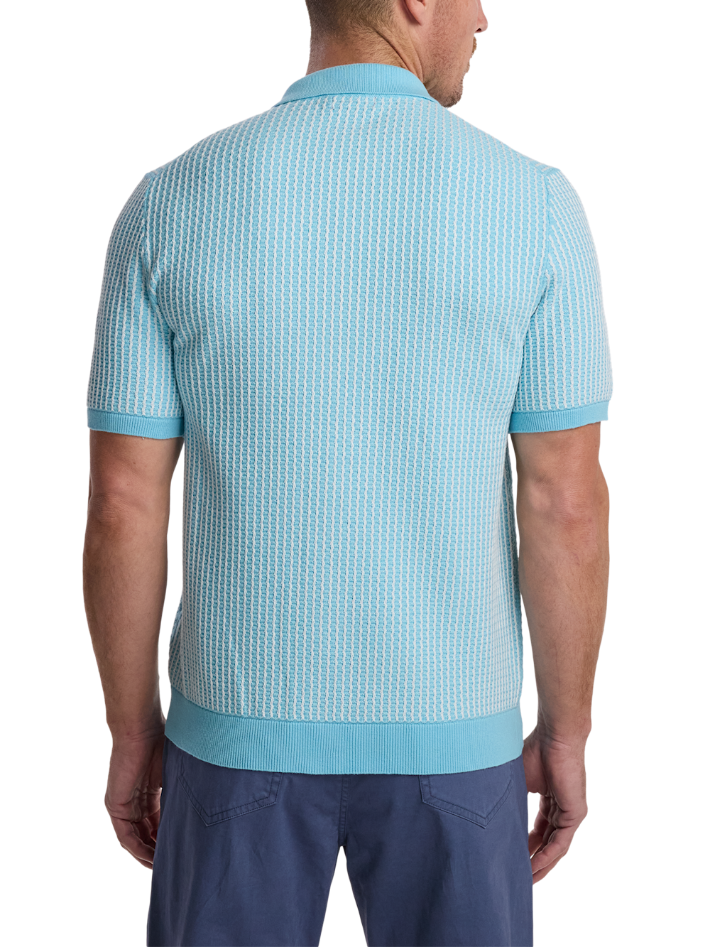 Alternate Image of Cotton Full Zip Polo-4