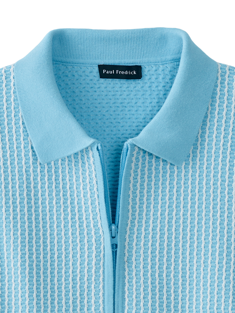 Alternate Image of Cotton Full Zip Polo-5