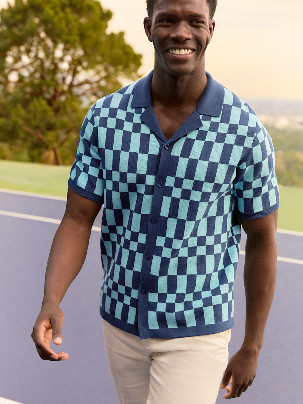 Alternate Image of Cotton Button Front Camp Sweater-6