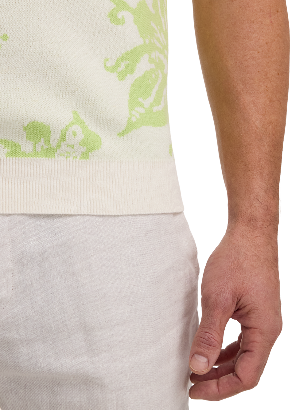 Alternate Image of Cotton Three Button Polo-3