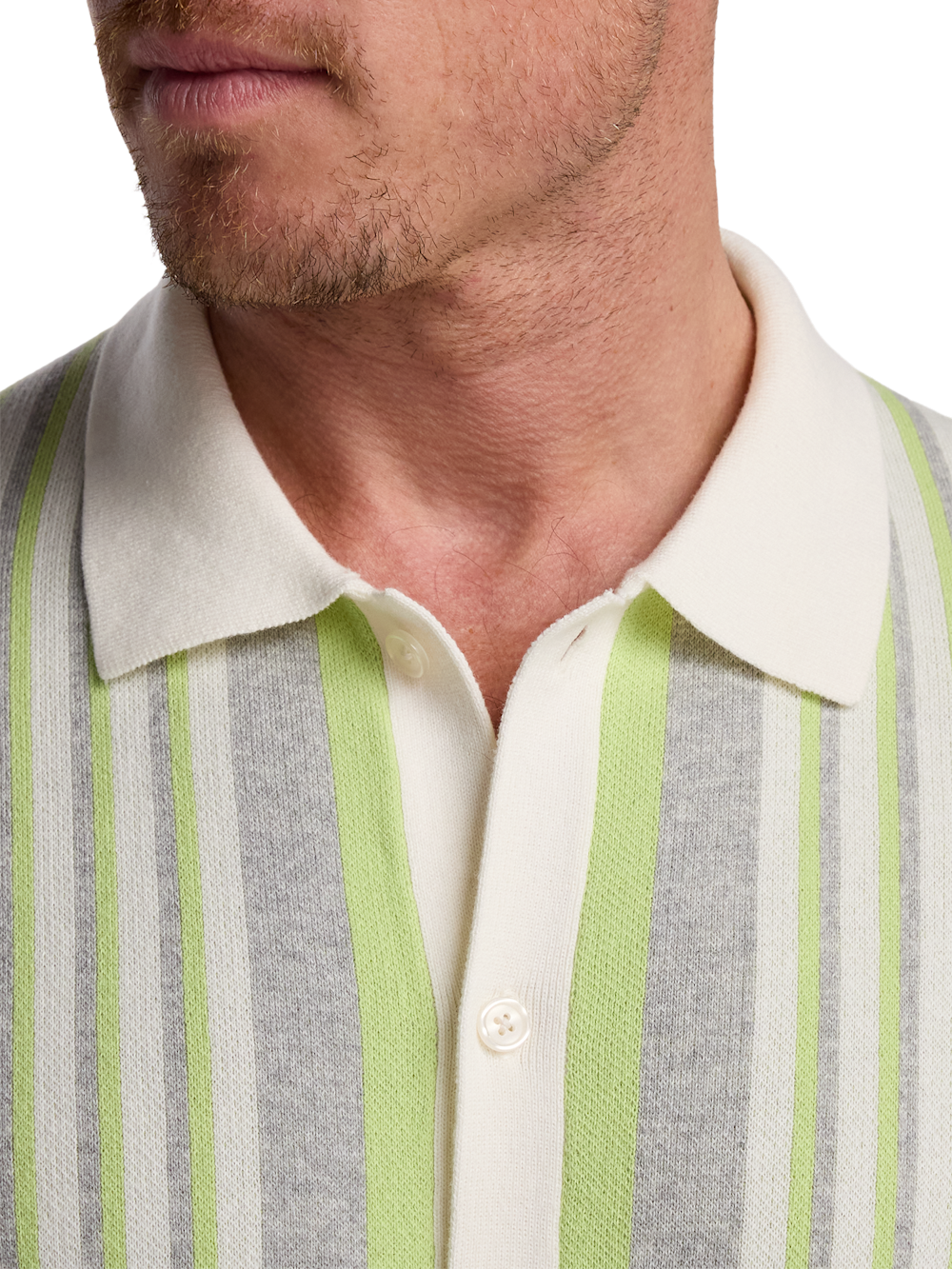 Alternate Image of Cotton Button Front Polo-2