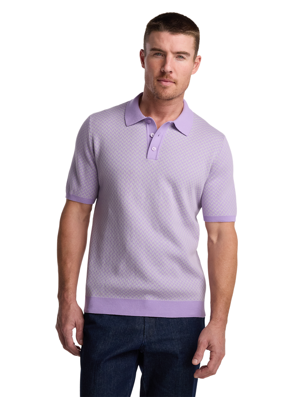 Alternate Image of Cotton Three Button Polo-1