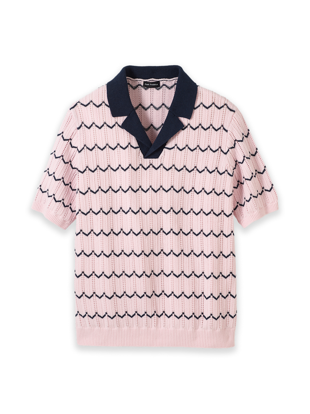 Product Image of Linen Blend Camp Sweater-Pink