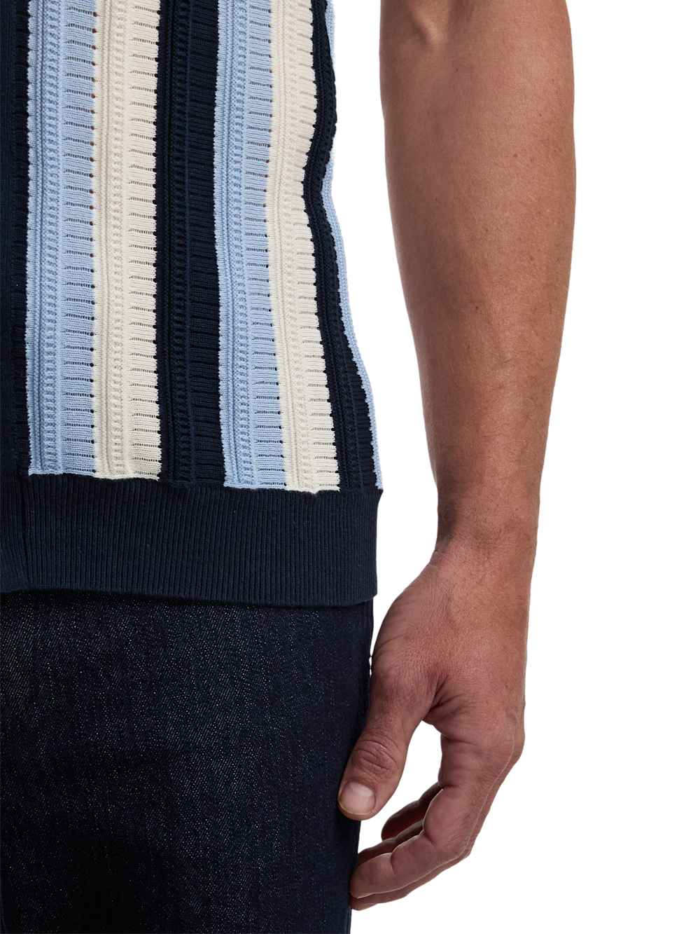 Alternate Image of Cotton Button Front Polo-3