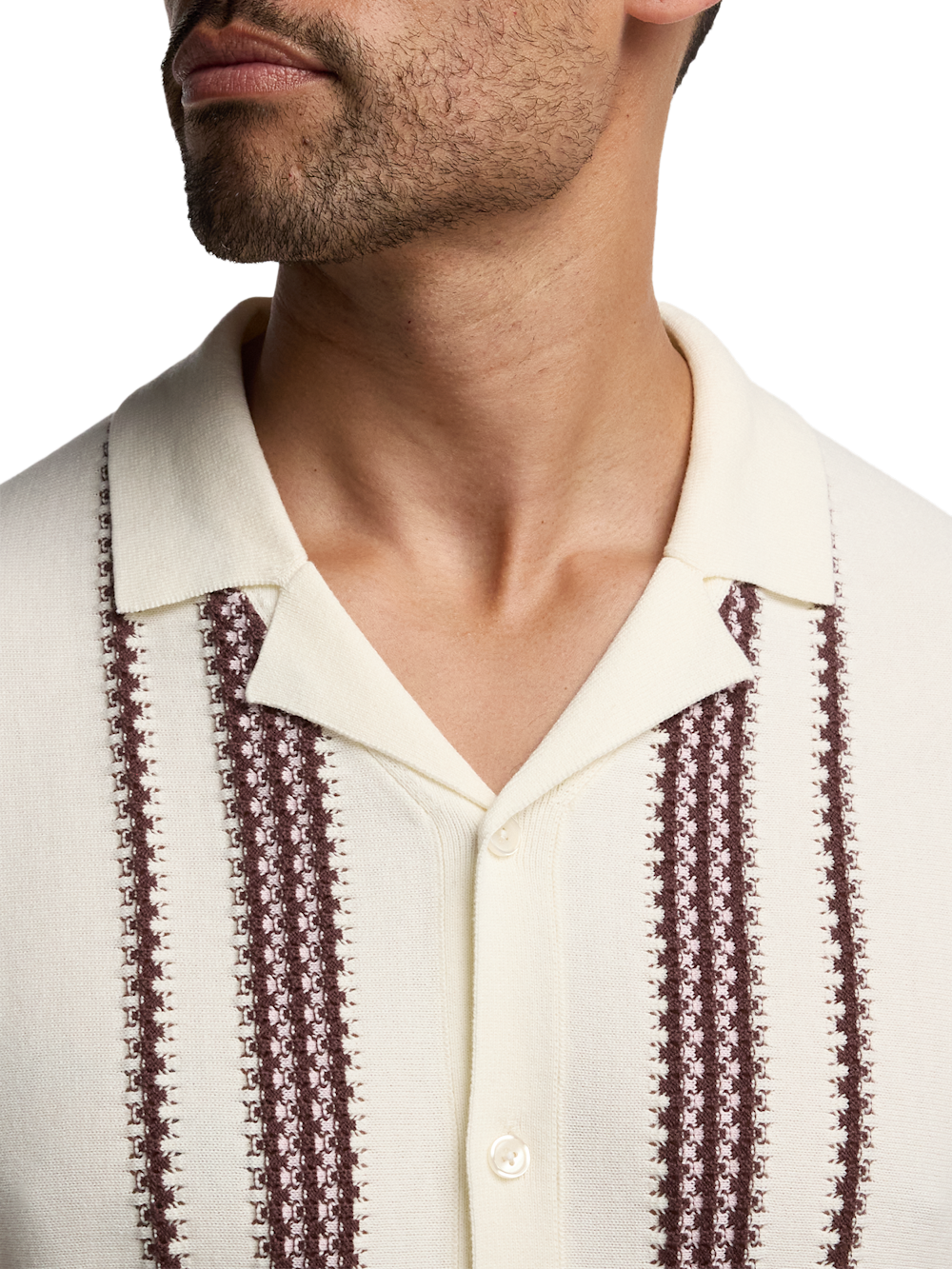 Alternate Image of Cotton Button Front Camp Sweater-2