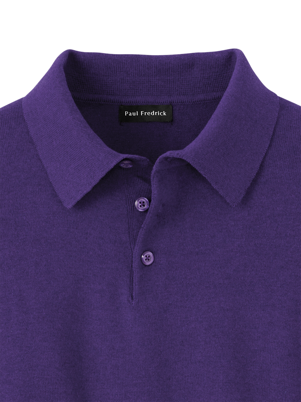 Alternate Shot of Men's Plum Solid Knitwear  - 5