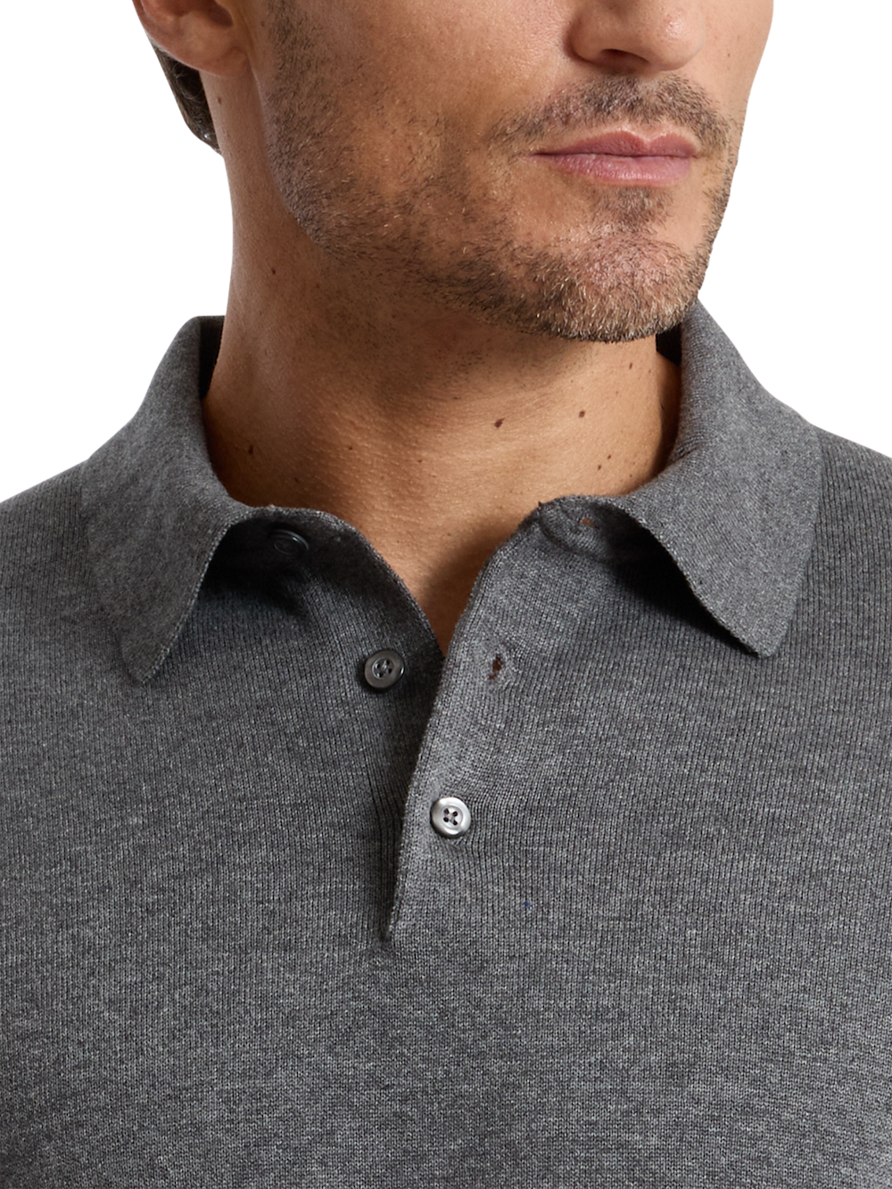 Alternate Shot of Men's medium grey  Knitwear  - 2