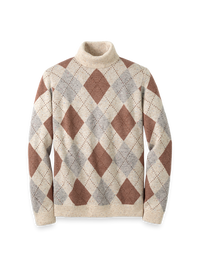 Donegal Turtleneck Sweater - Ivory Multi