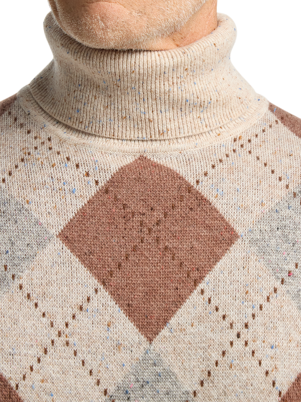 Donegal Turtleneck Sweater - Ivory Multi – Paul Fredrick