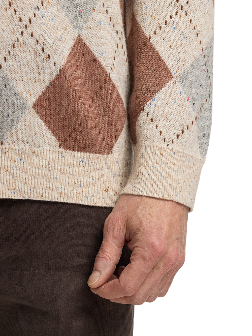 Donegal Turtleneck Sweater - Ivory Multi – Paul Fredrick