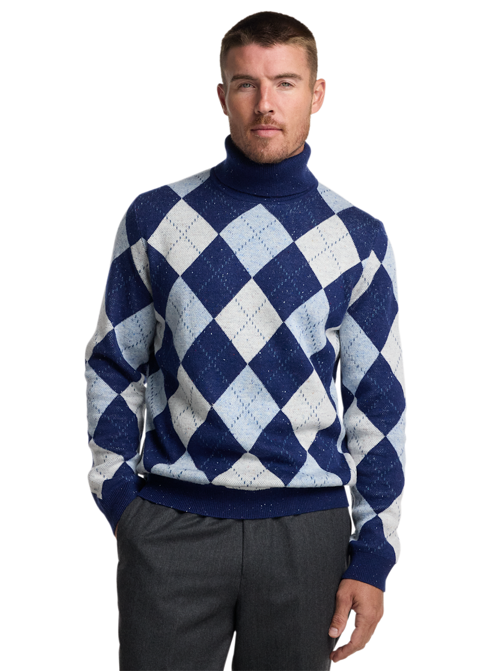 Alternate Image of Donegal Turtleneck Sweater-1