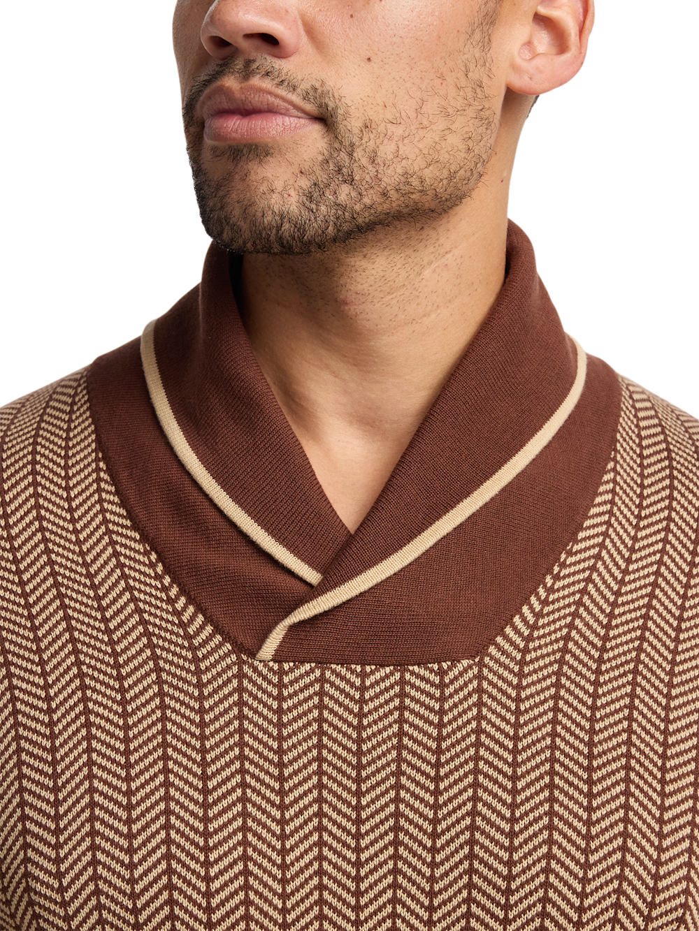 Alternate Image of Cotton Shawl Collar Pull Over Sweater-2