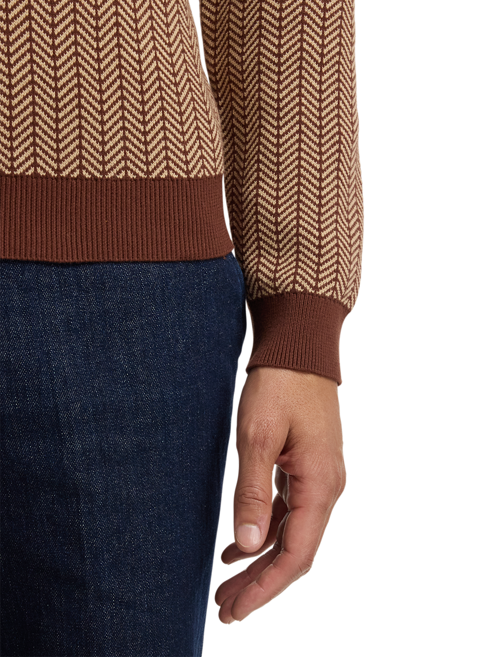 Alternate Image of Cotton Shawl Collar Pull Over Sweater-3