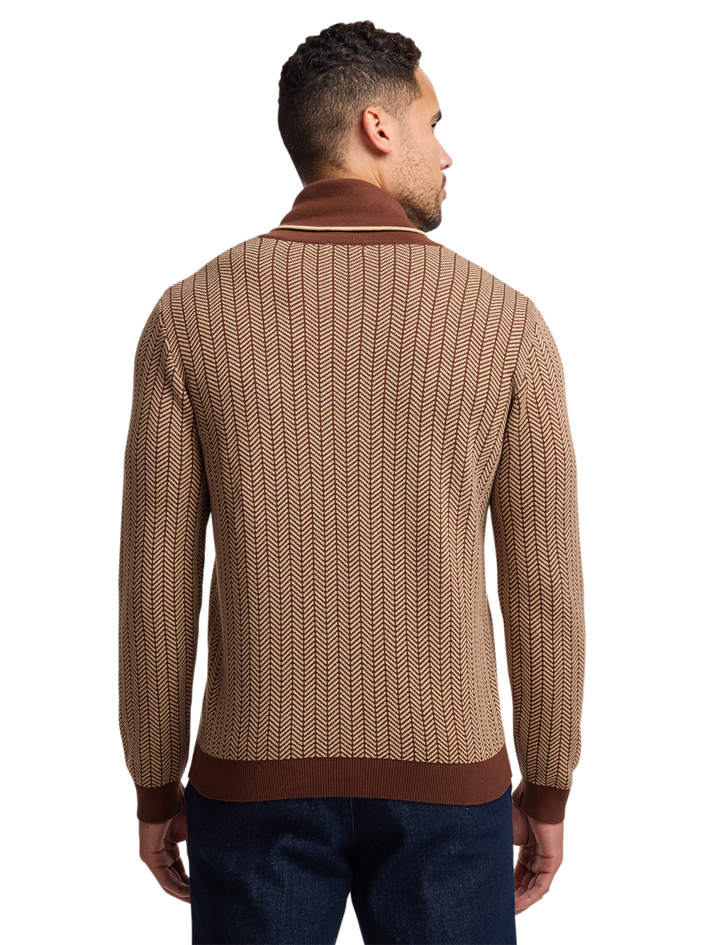 Alternate Image of Cotton Shawl Collar Pull Over Sweater-4
