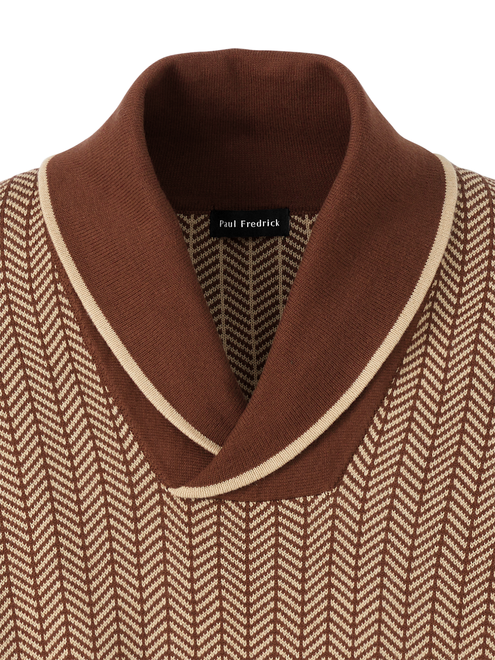 Alternate Image of Cotton Shawl Collar Pull Over Sweater-5